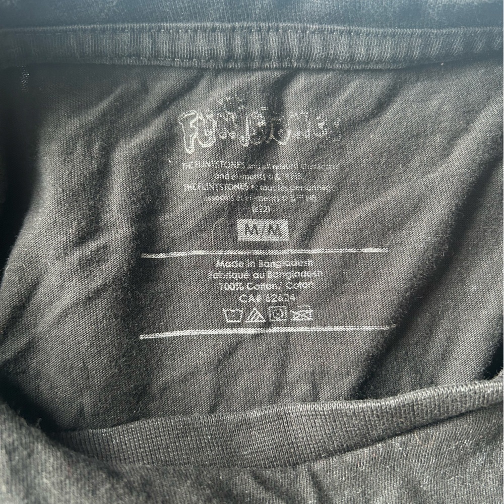 Vintage Black Flintstones Graphic Tee - Picture 3 of 6